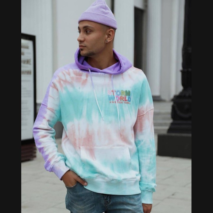 Stormi world discount tie dye hoodie